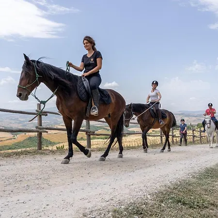 Podere Val D'orcia - Tuscany Equestrian مزرعة للإقامة